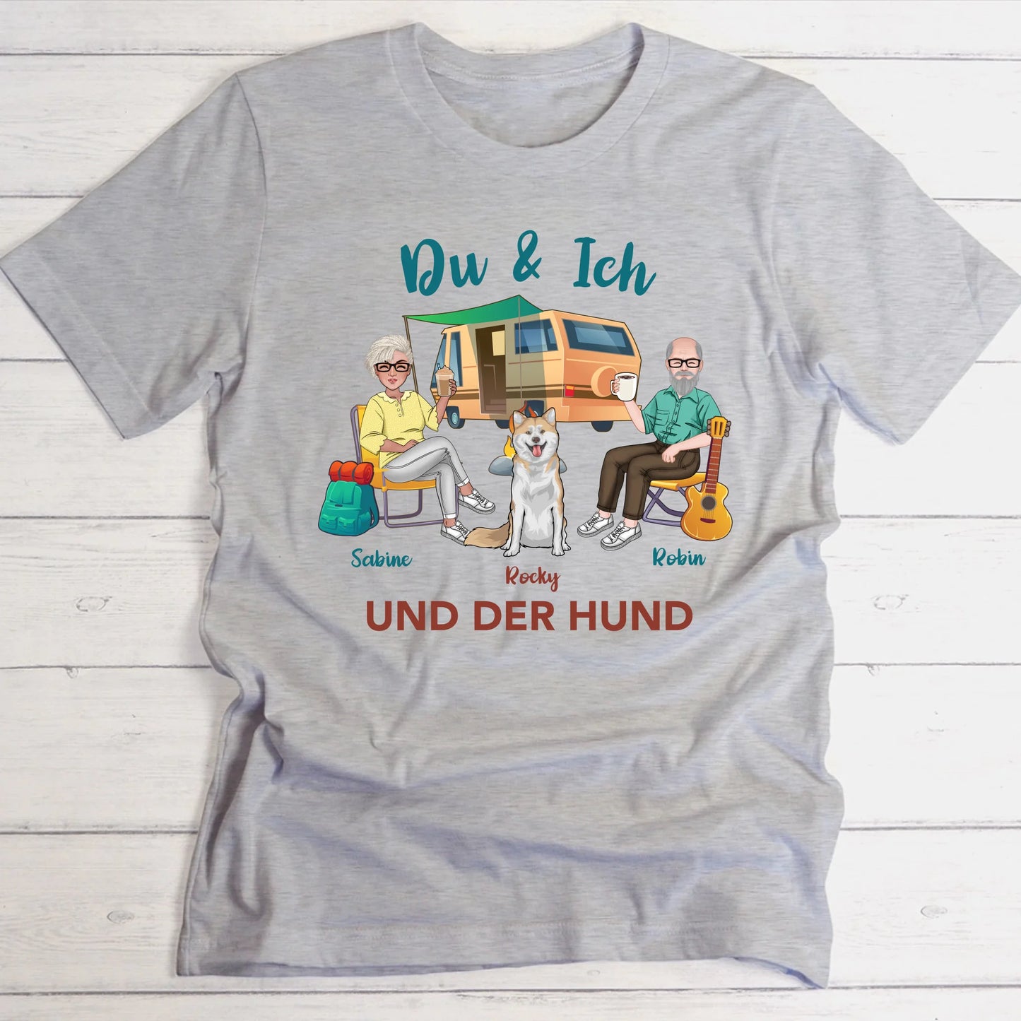 Du, Ich und die Hunde - Individuelles T-Shirt