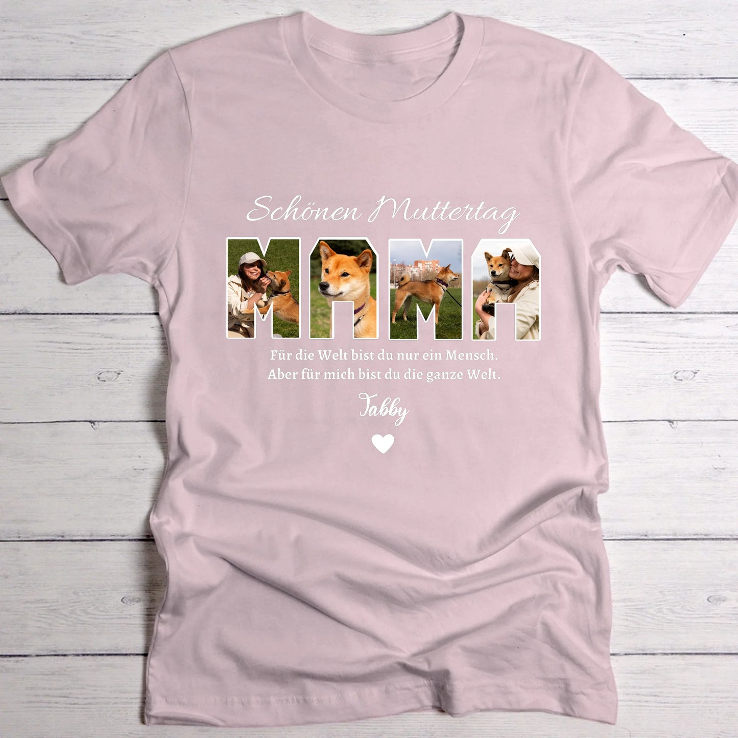 Du bist meine Welt - Individuelles T-Shirt