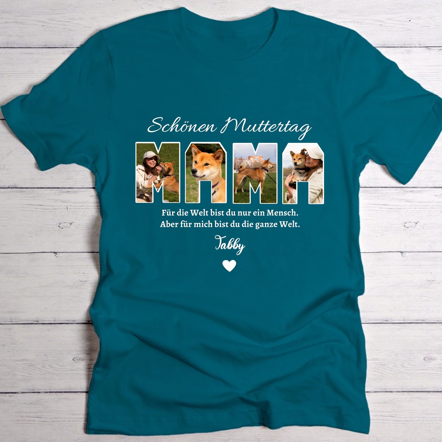 Du bist meine Welt - Individuelles T-Shirt