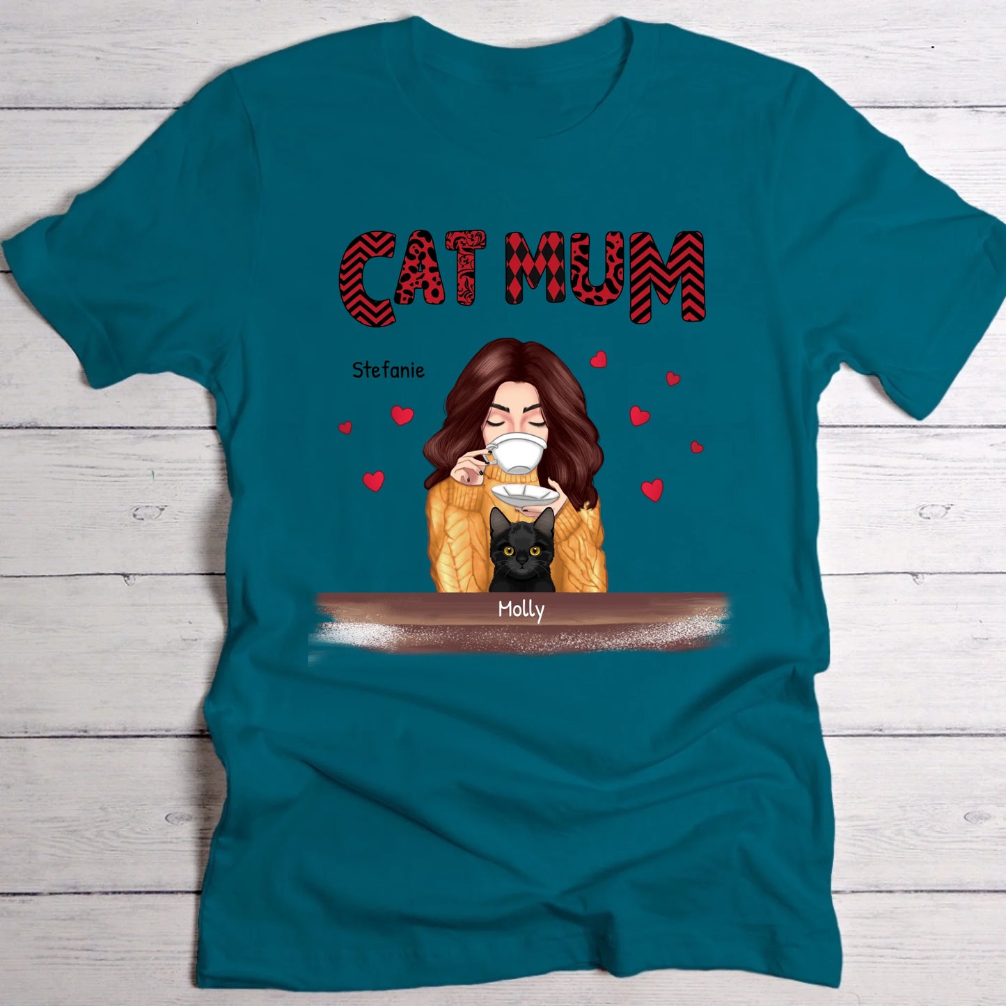 Meine Katze & Ich - Individuelles T-Shirt