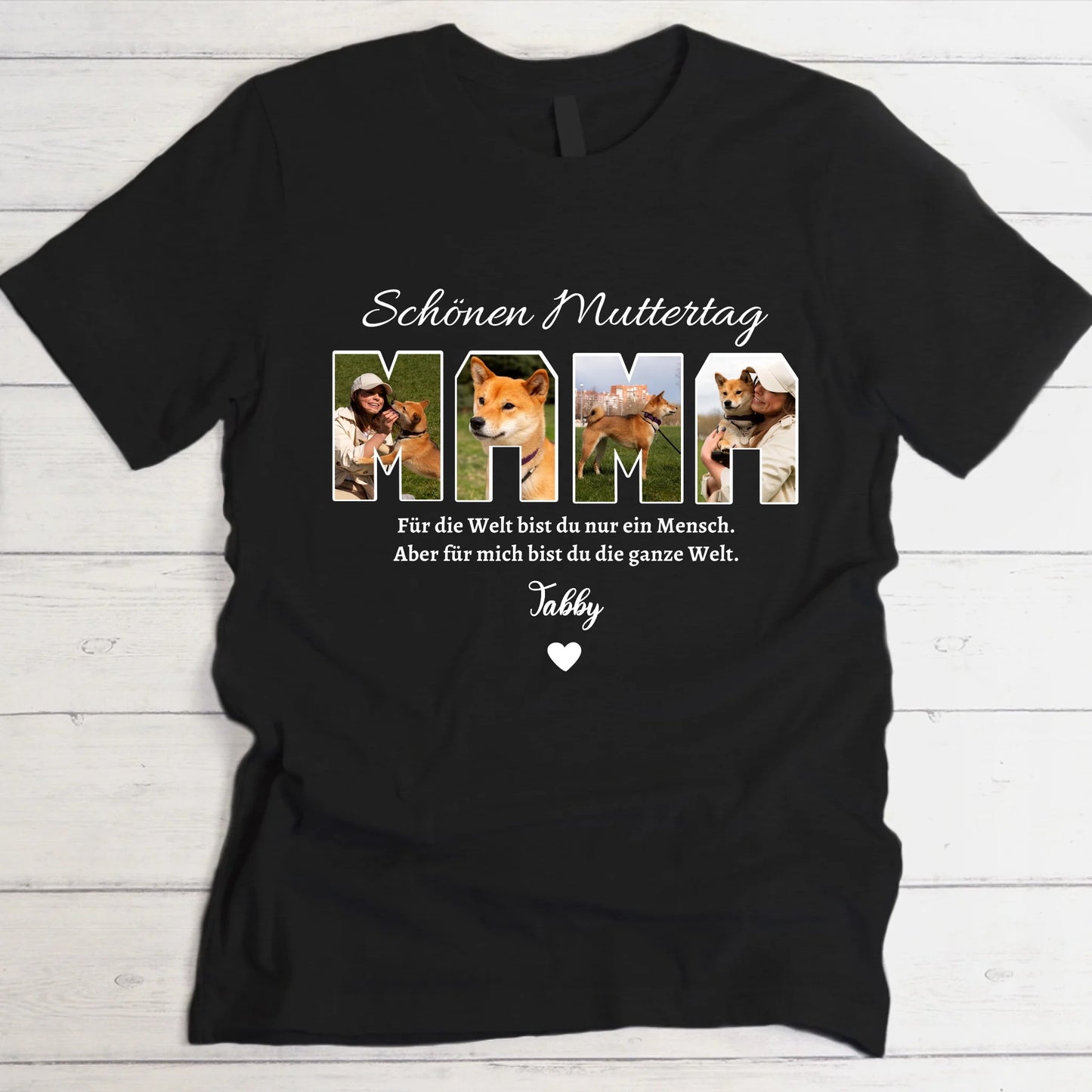 Du bist meine Welt - Individuelles T-Shirt