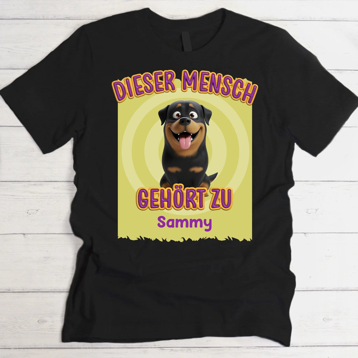 Dieser Mensch gehört mir - Individuelles T-Shirt