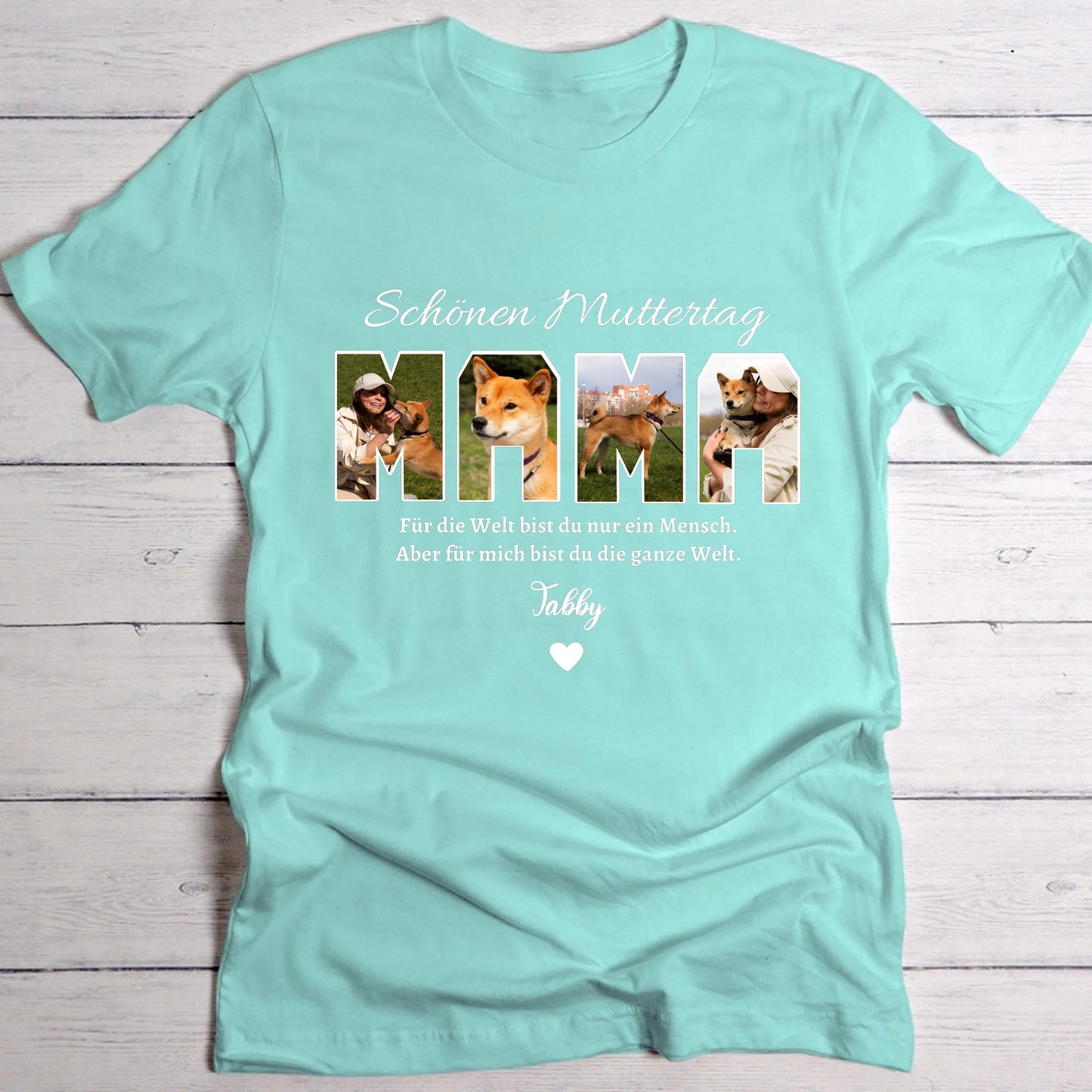 Du bist meine Welt - Individuelles T-Shirt