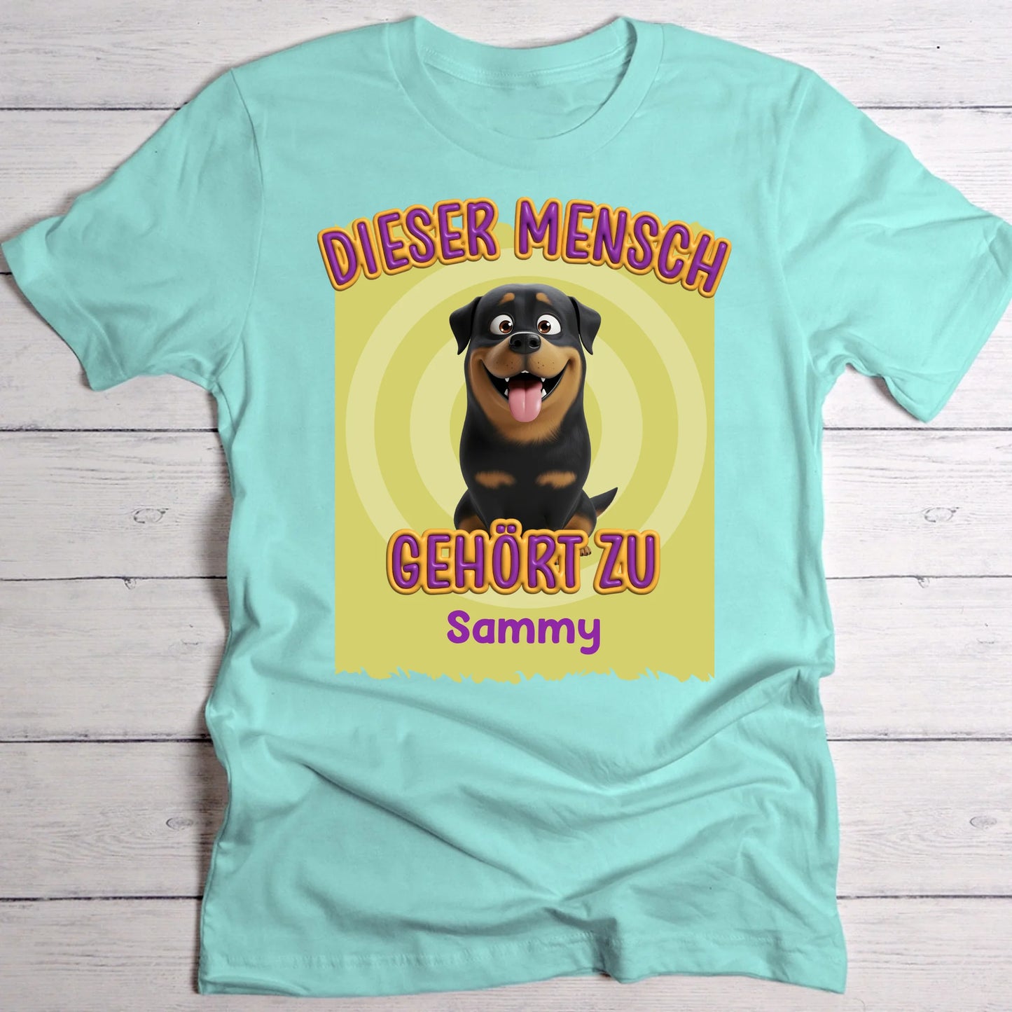 Dieser Mensch gehört mir - Individuelles T-Shirt