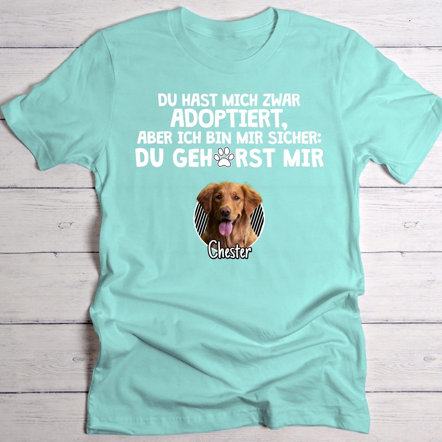 Adoptiert - Individuelles T-Shirt