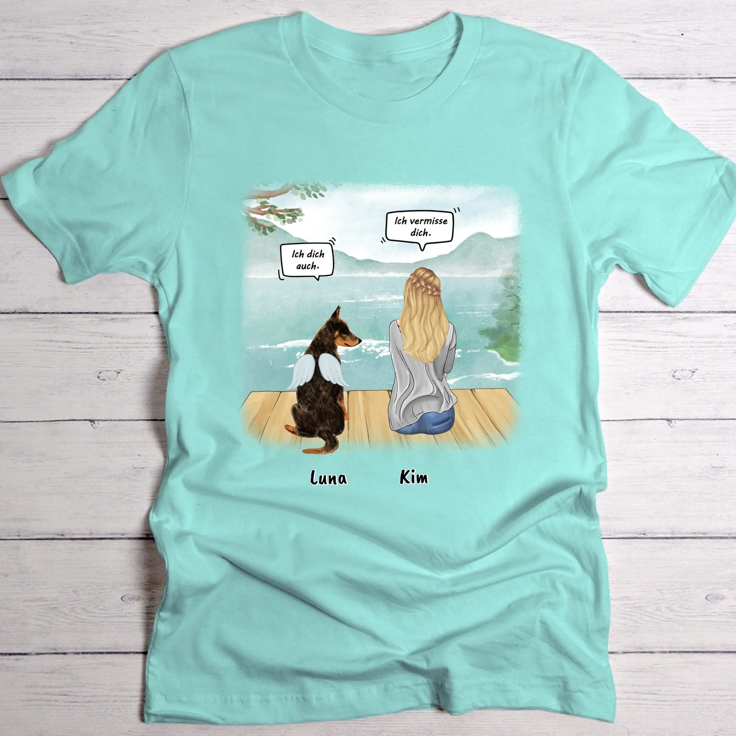 Ich vermisse dich - Individuelles T-Shirt