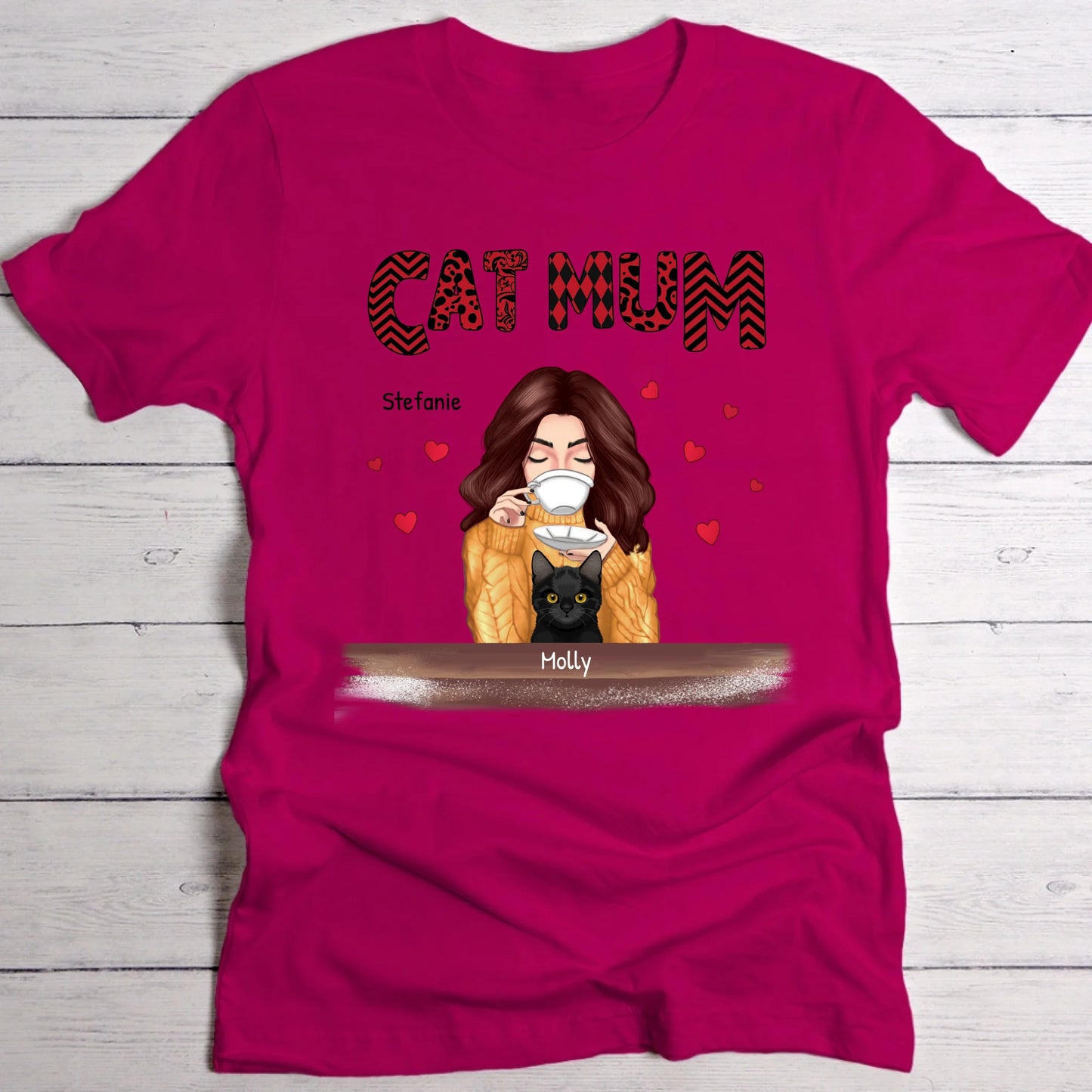 Meine Katze & Ich - Individuelles T-Shirt