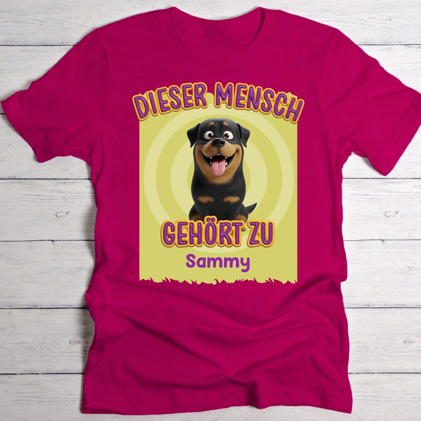 Dieser Mensch gehört mir - Individuelles T-Shirt