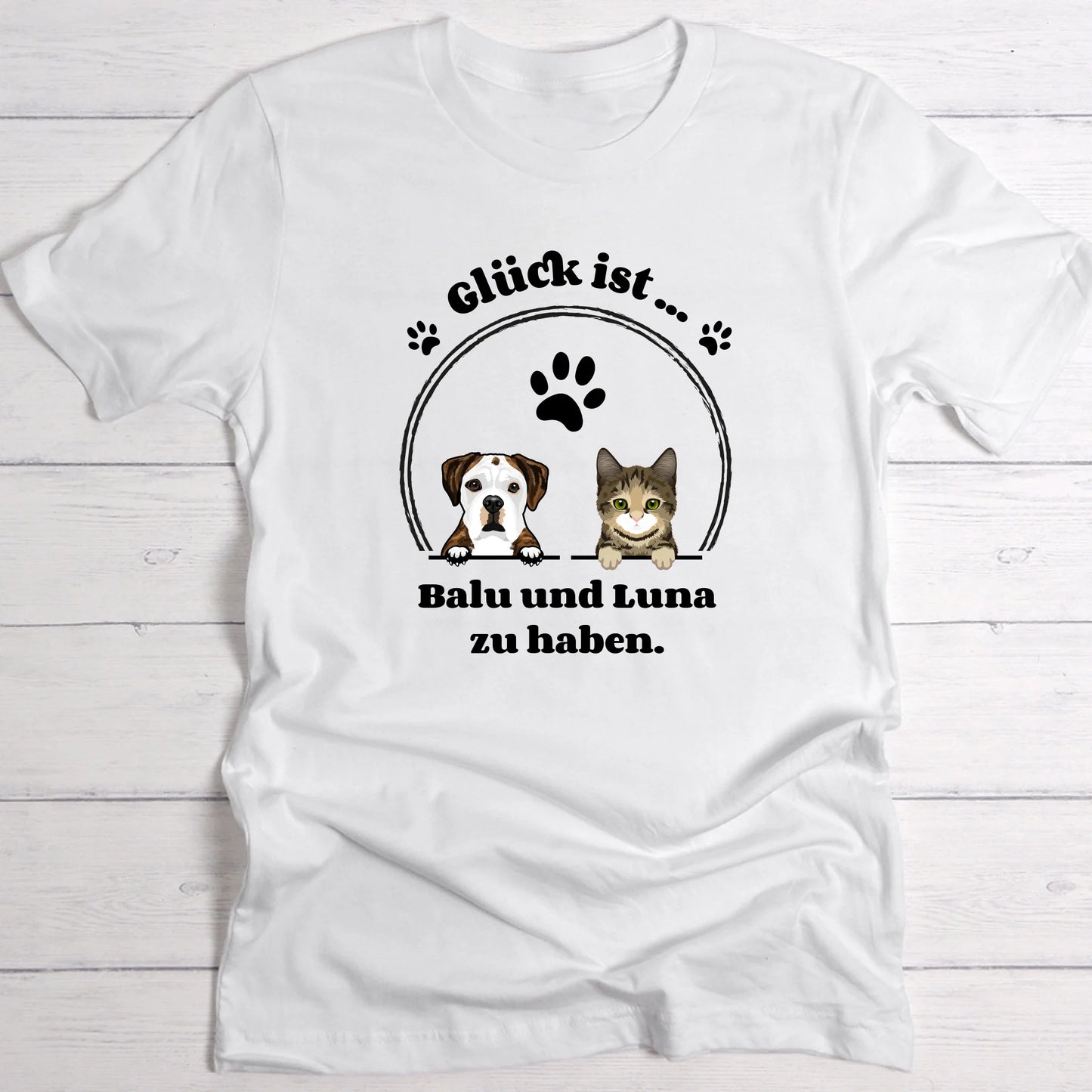 Glück ist ... - Individuelles T-Shirt