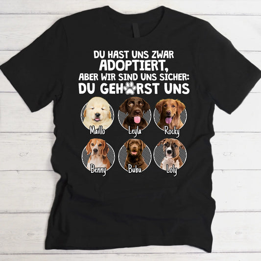 Adoptiert - Individuelles T-Shirt