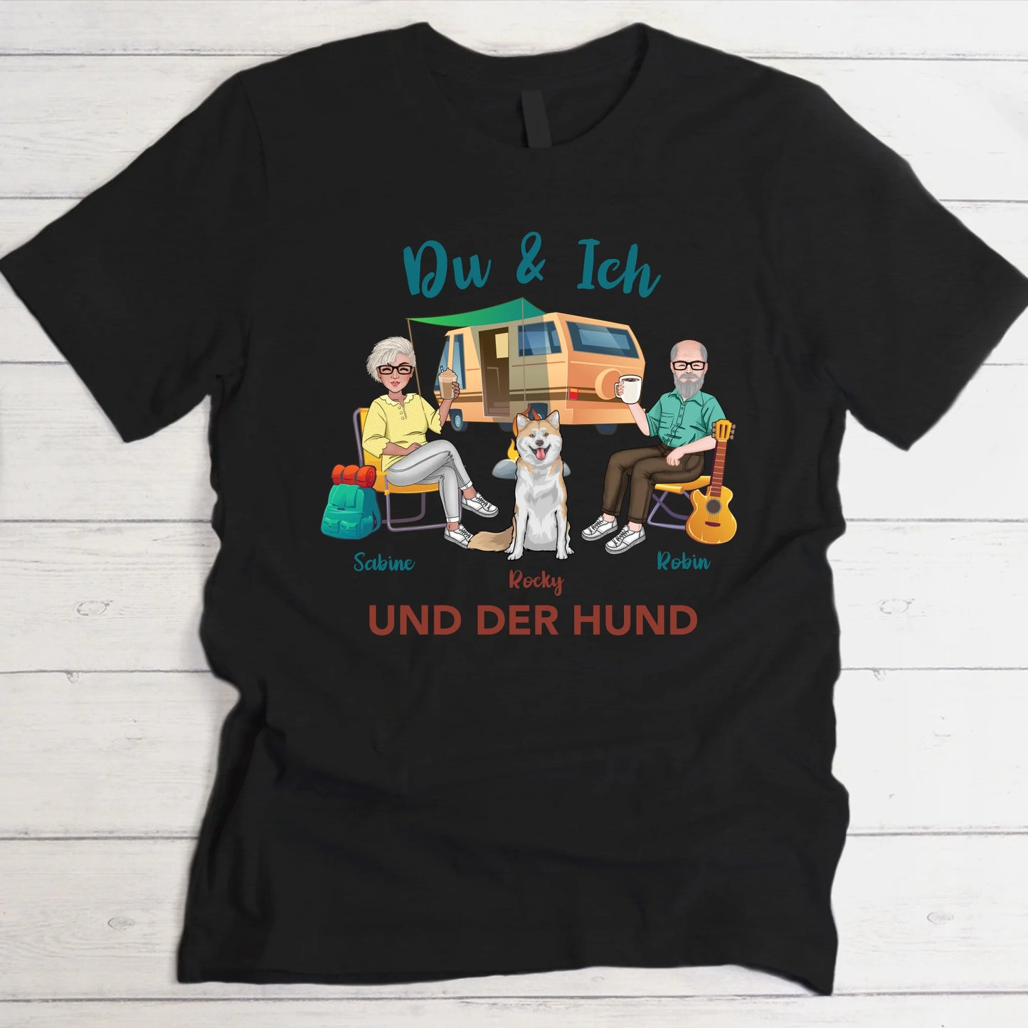Du, Ich und die Hunde - Individuelles T-Shirt