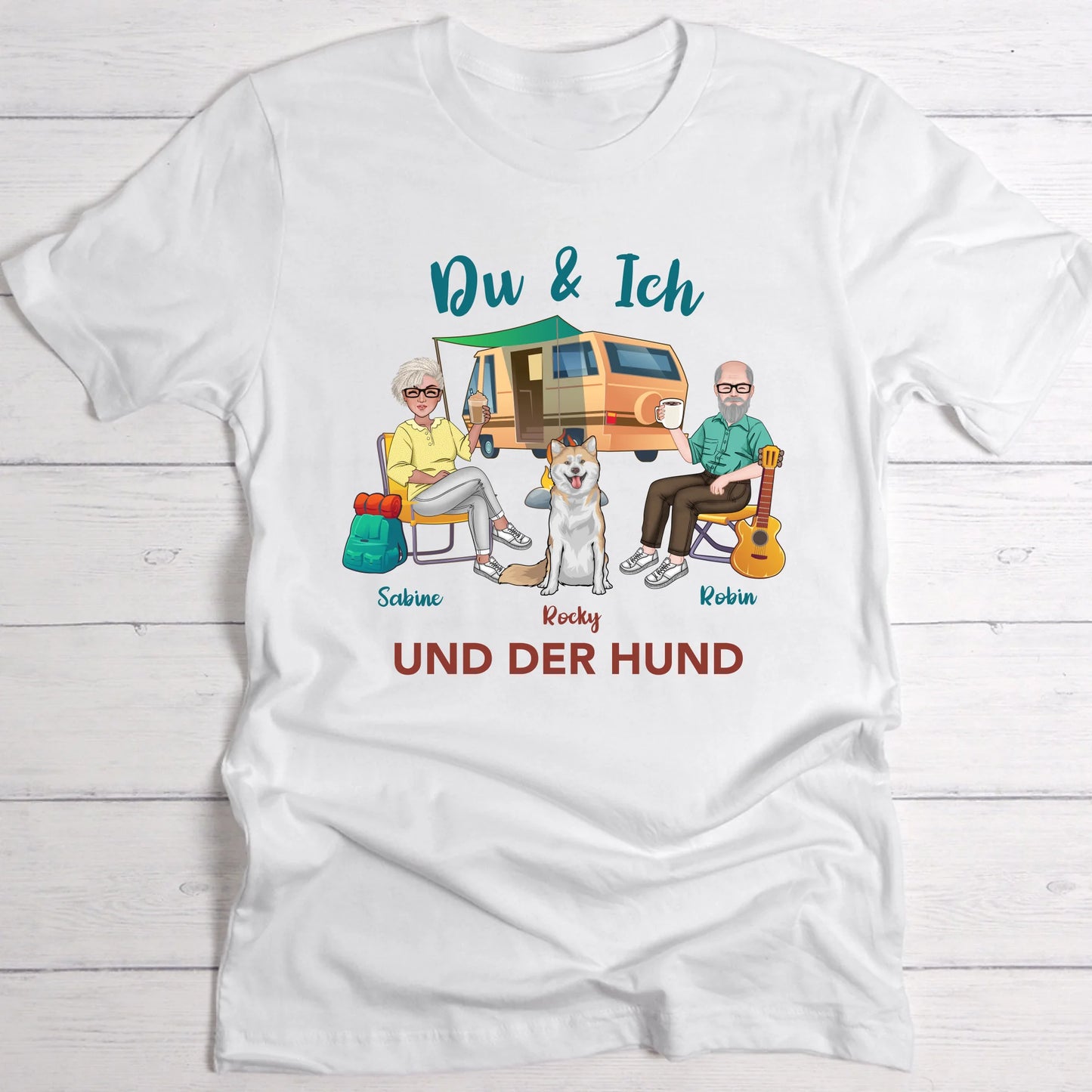 Du, Ich und die Hunde - Individuelles T-Shirt