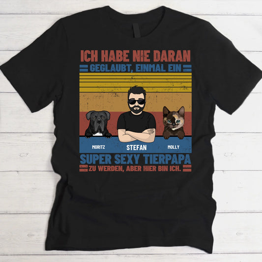 Ultimativer Haustierpapa - Individuelles T-Shirt