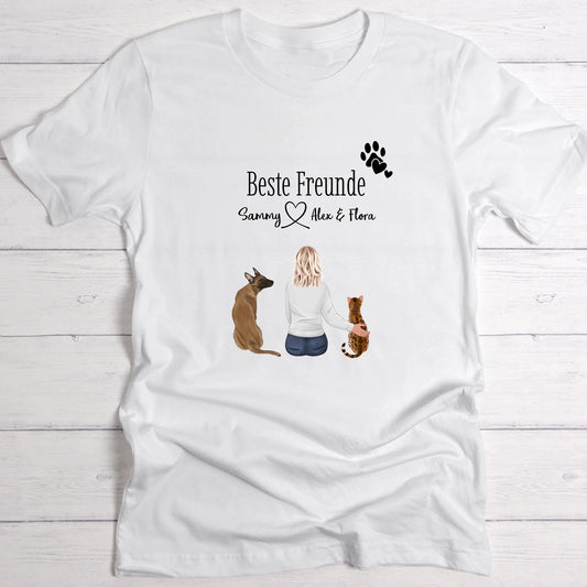Beste Freunde - Individuelles T-Shirt