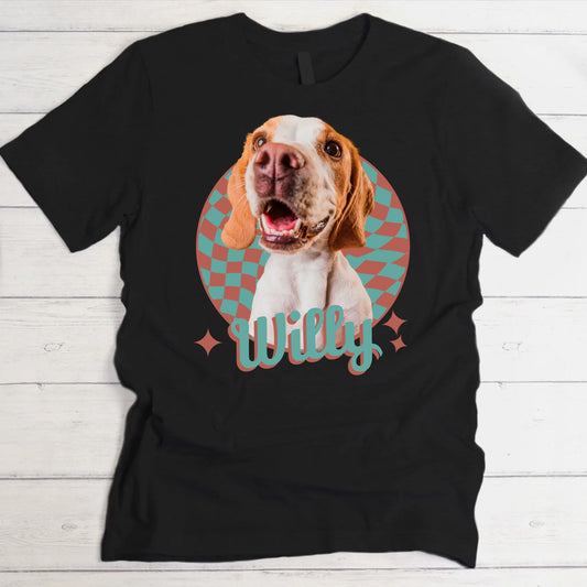 Retro 90s Portrait - Individuelles T-Shirt