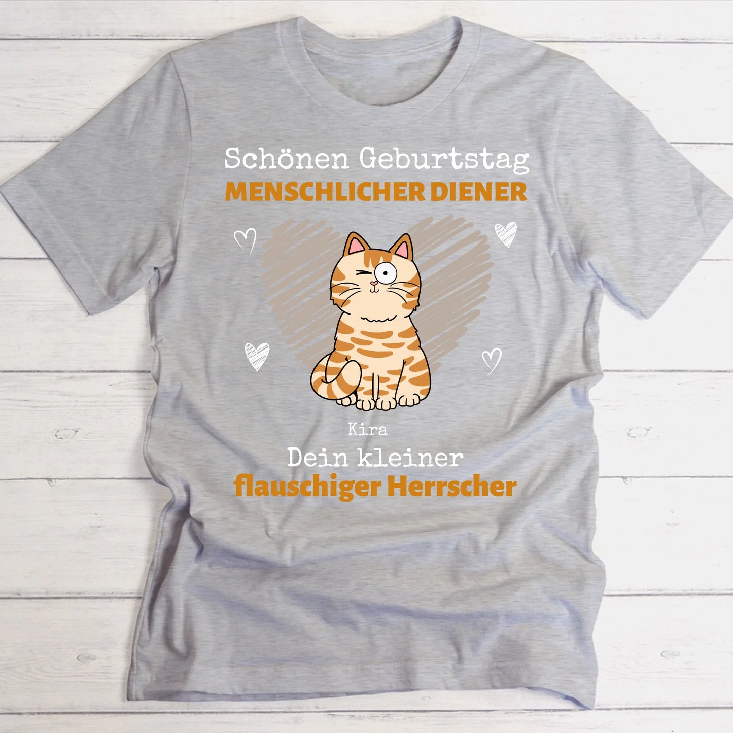 Flauschige Herrscher - Individuelles T-Shirt