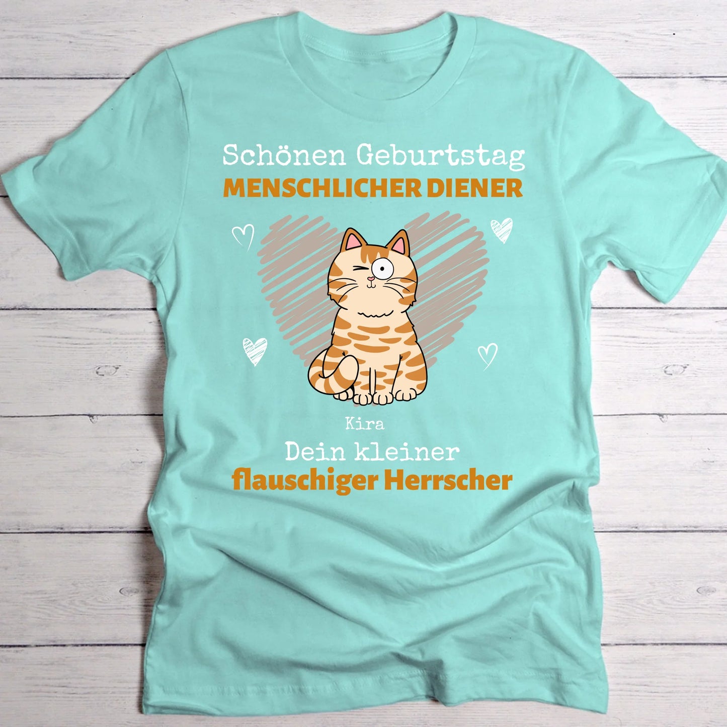 Flauschige Herrscher - Individuelles T-Shirt