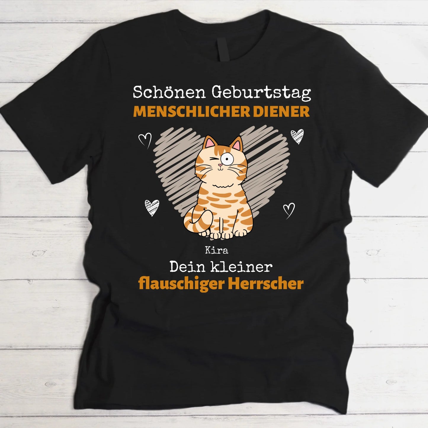Flauschige Herrscher - Individuelles T-Shirt