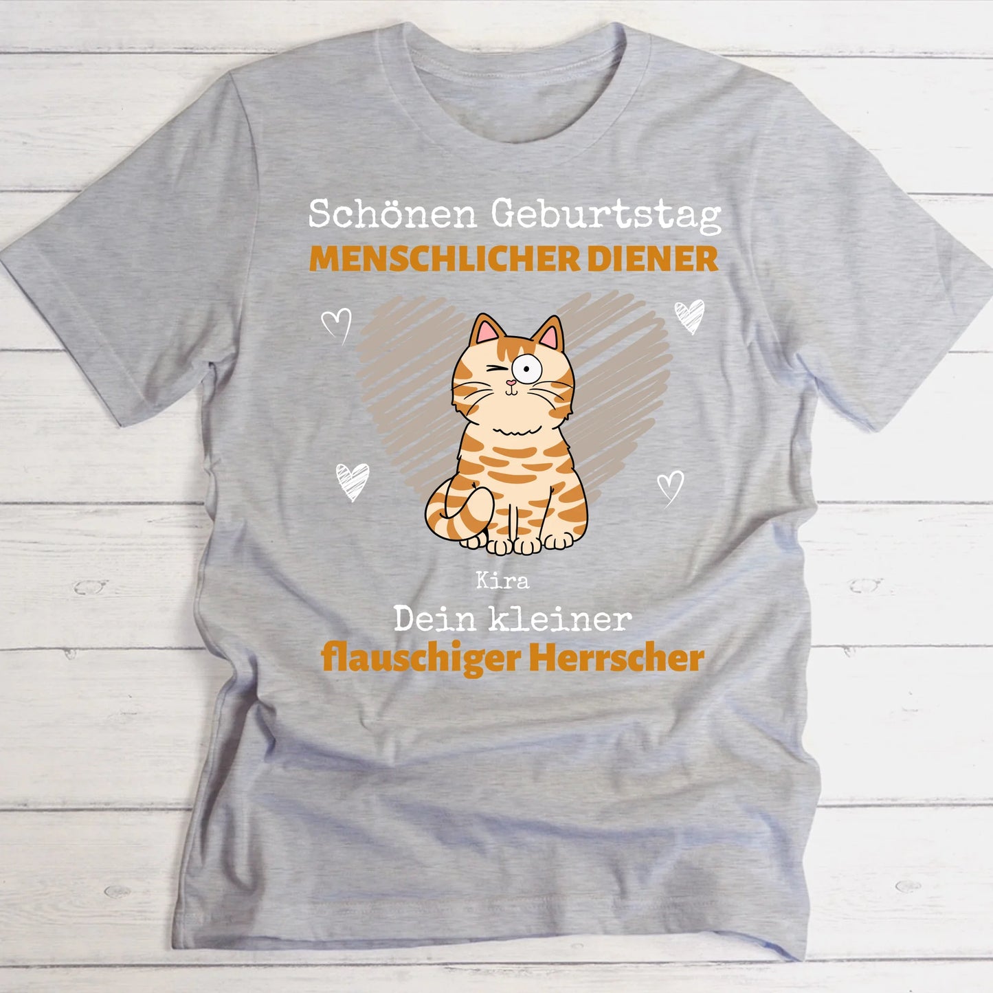 Flauschige Herrscher - Individuelles T-Shirt