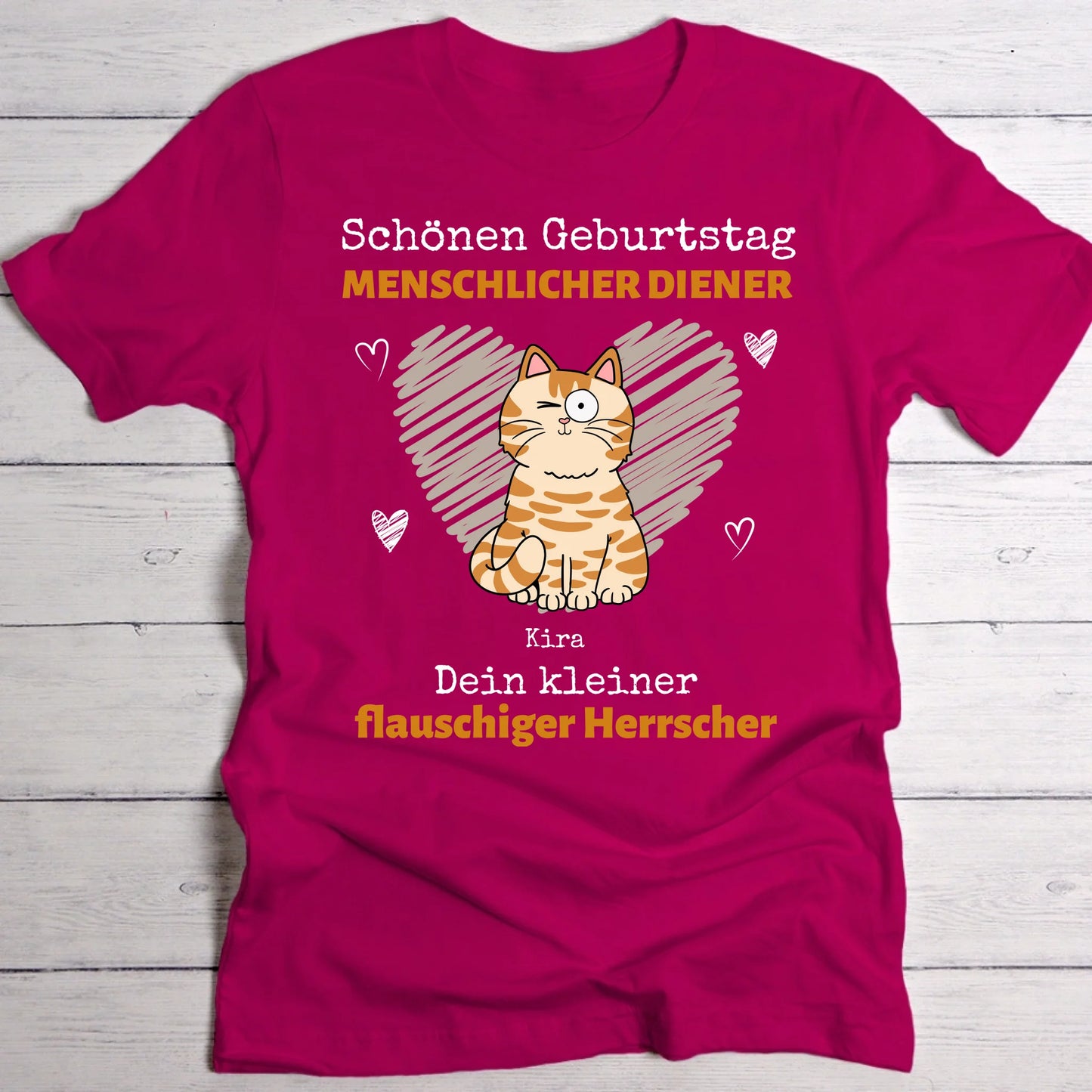 Flauschige Herrscher - Individuelles T-Shirt
