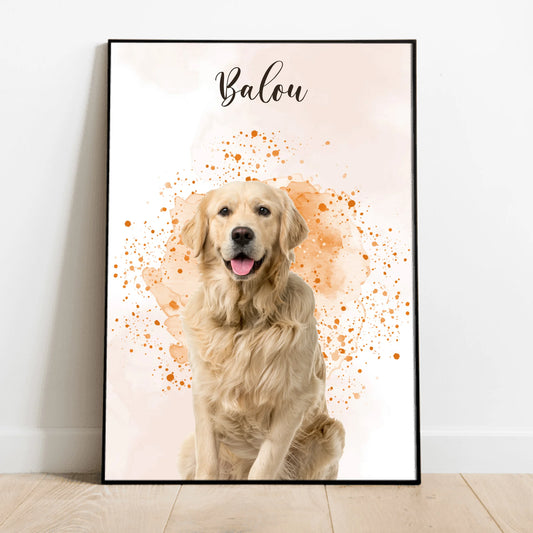 Haustierportrait - Individuelles Poster