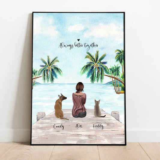 Unterwegs mit Haustier - Individuelles Poster