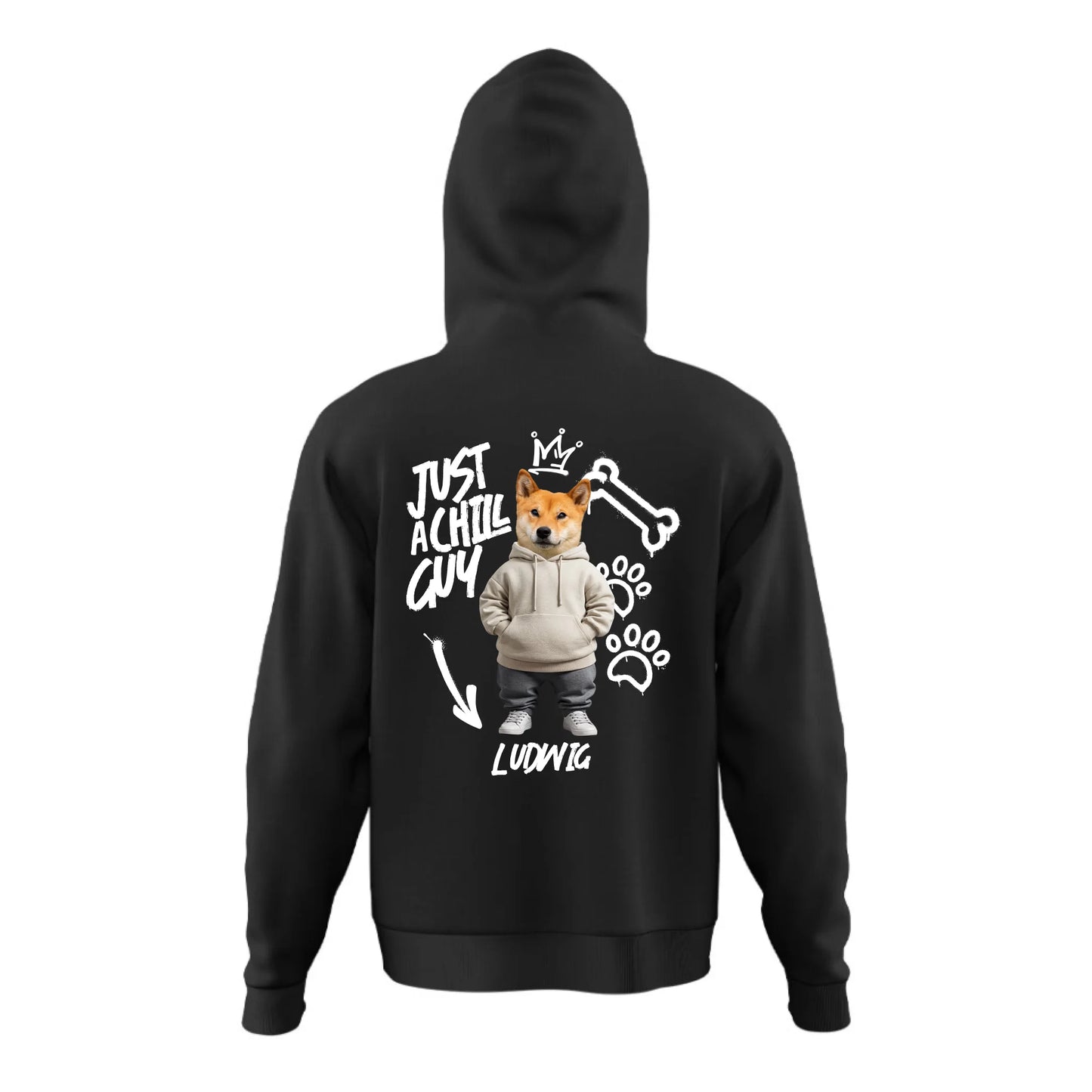 Entspannte Fellnase - Individueller Hoodie