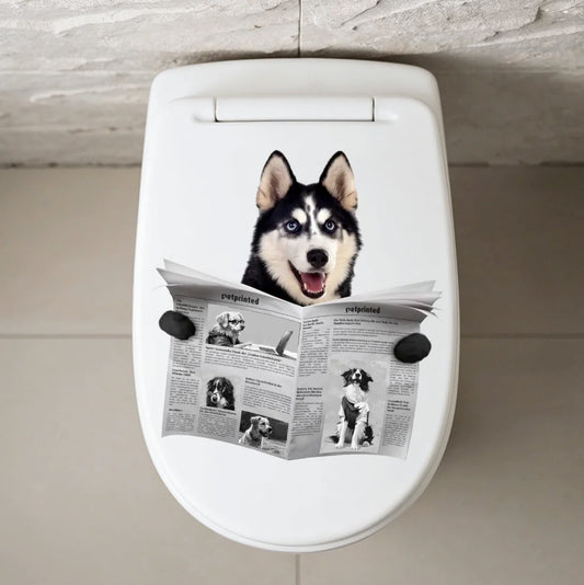 Wichtige Sitzung - Individueller WC Aufkleber