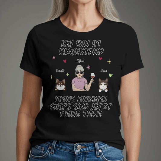 Ich bin im Ruhestand - Individuelles T-Shirt