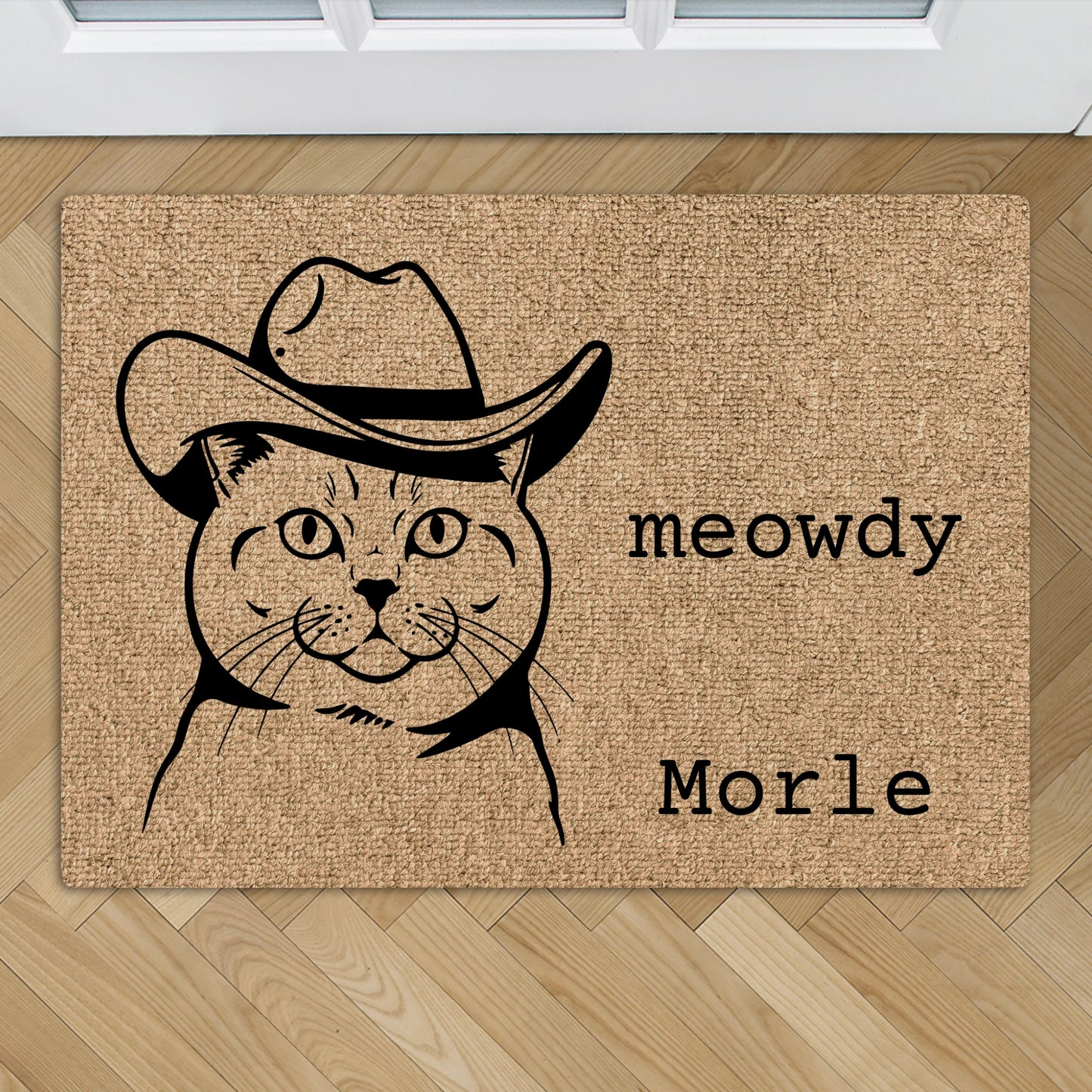 Meowdy - Individuelle Fußmatte