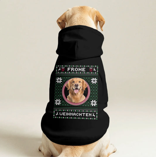 Weihnachten - Individueller Hunde Hoodie