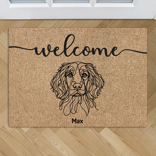Welcome Lineart - Individuelle Fußmatte