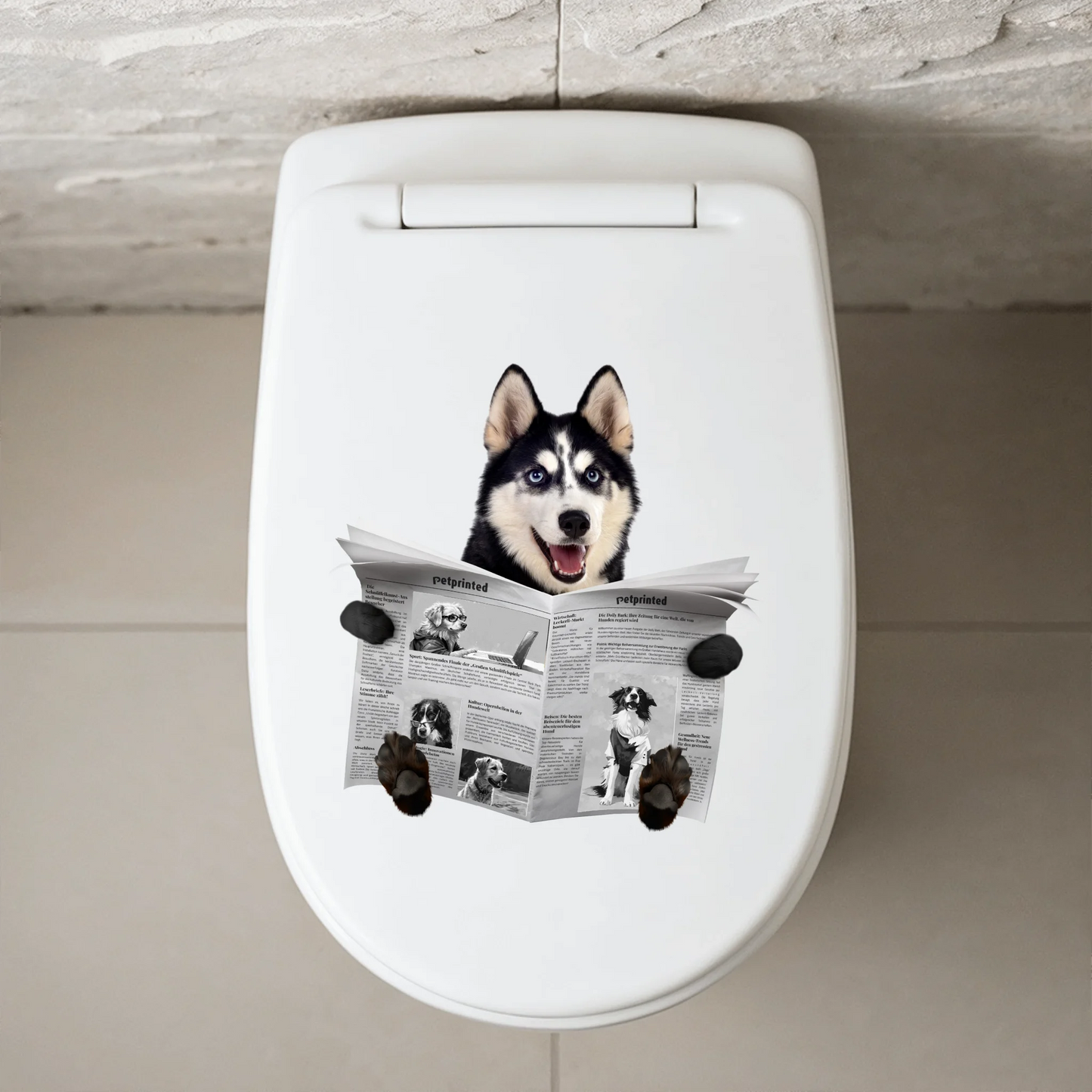 WC Aufkleber SHOP 2