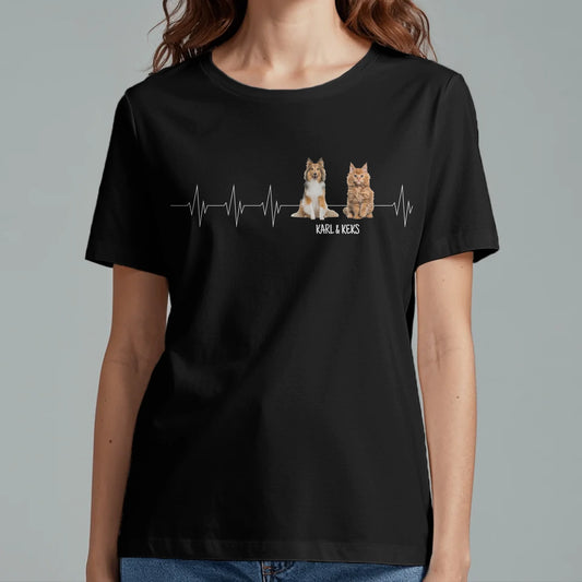 Herzschlag - Individuelles T-Shirt