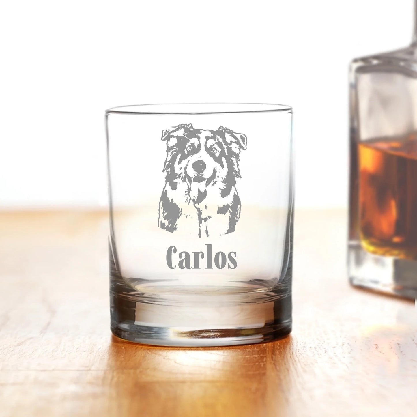 Portraitzeichnung - Individuelles Whiskyglas