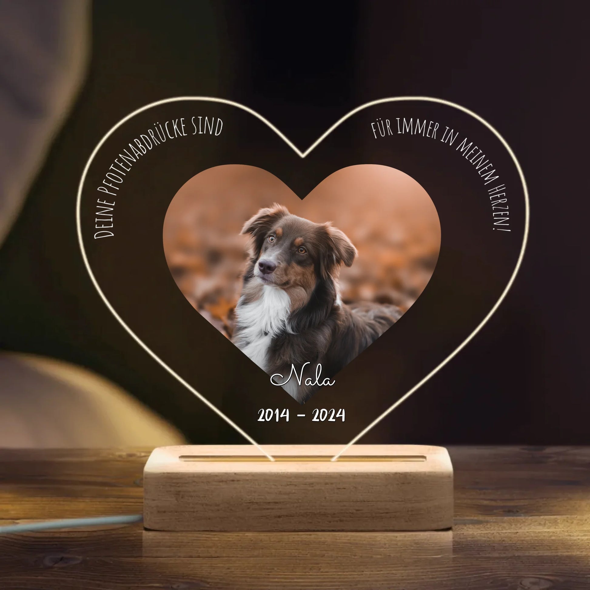 LED Nachtlicht Heart top