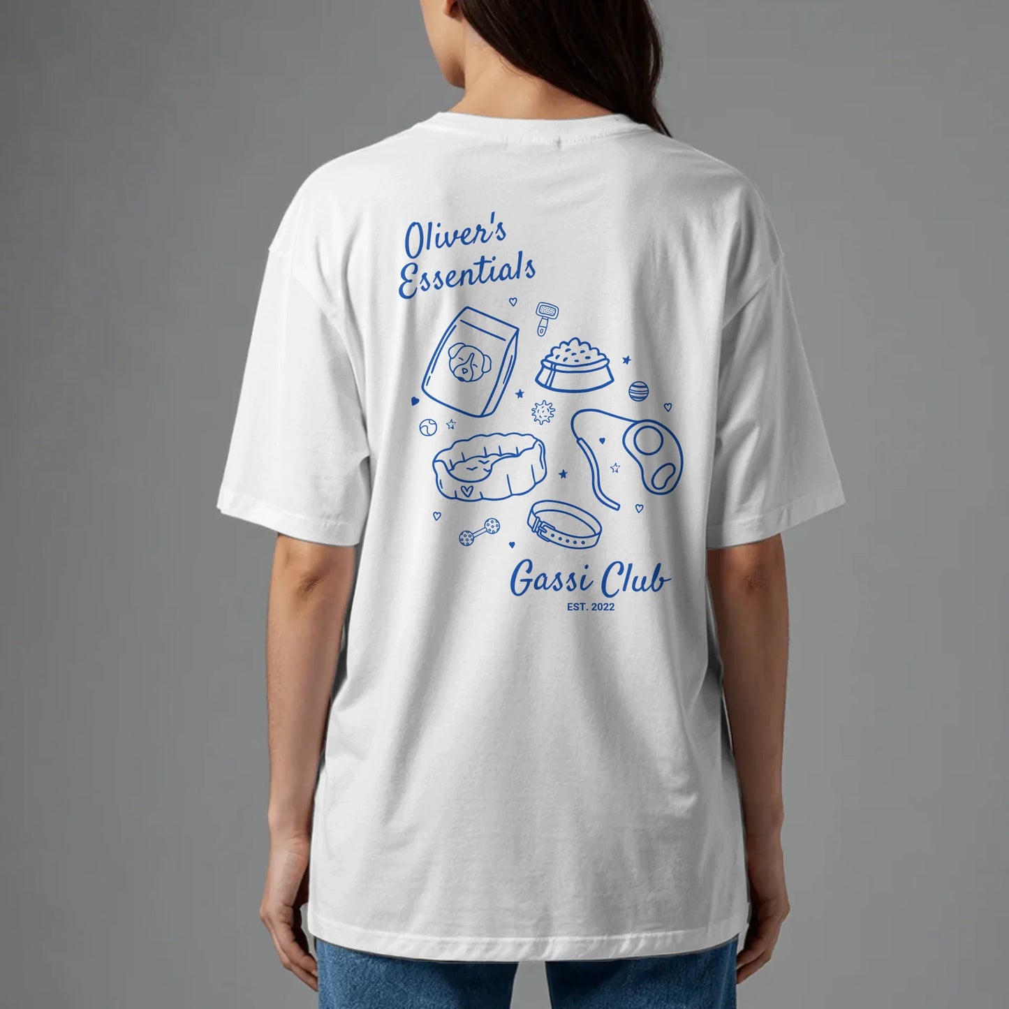 Personalisiertes Oversize T-Shirt - Pet Essentials
