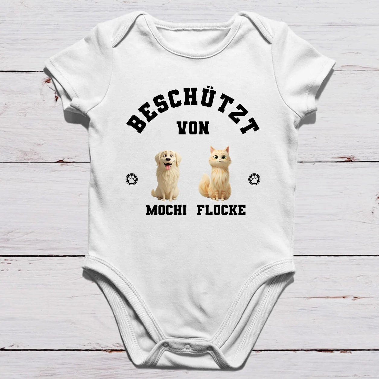 Beschützt von - Individueller Babybody