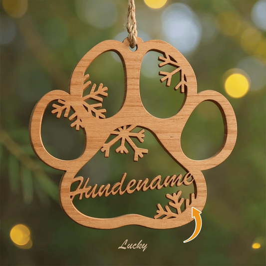 Pfote - Individueller Holzanhänger