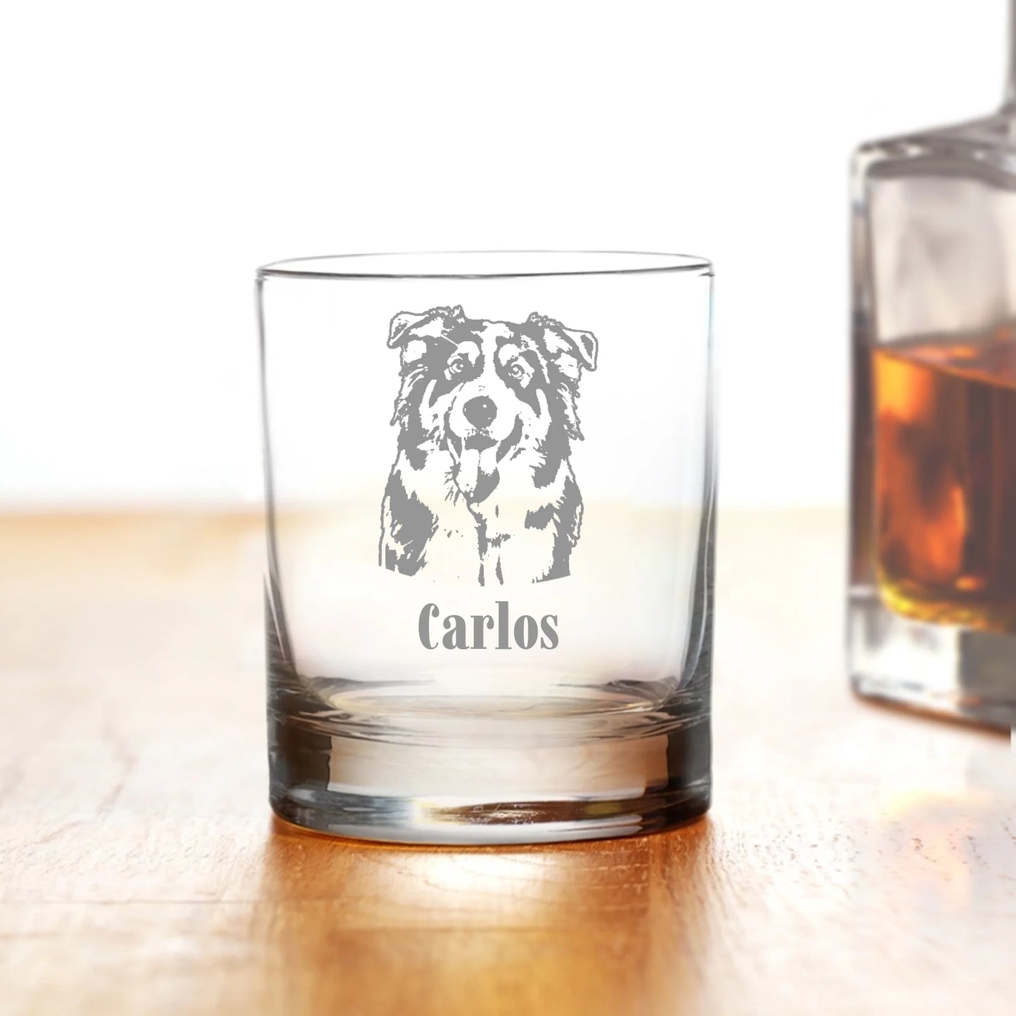Portraitzeichnung - Individuelles Whiskyglas