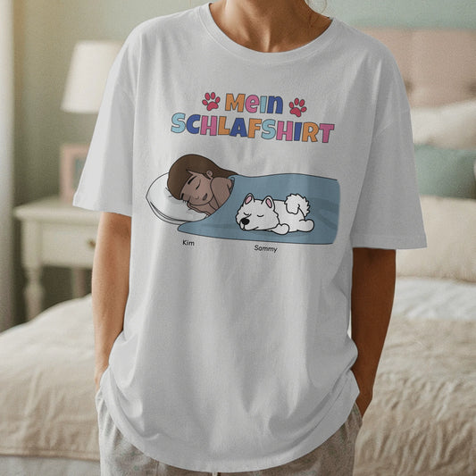 Personalisiertes Oversize Schlafshirt - Mein Schlafshirt