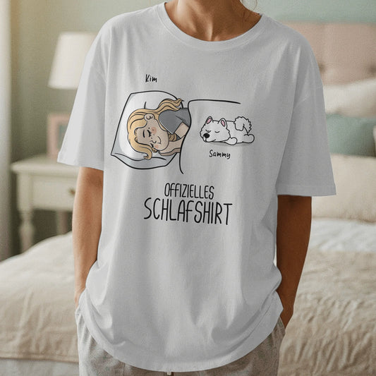 Personalisiertes Oversize Schlafshirt - Offizielles Schlafshirt