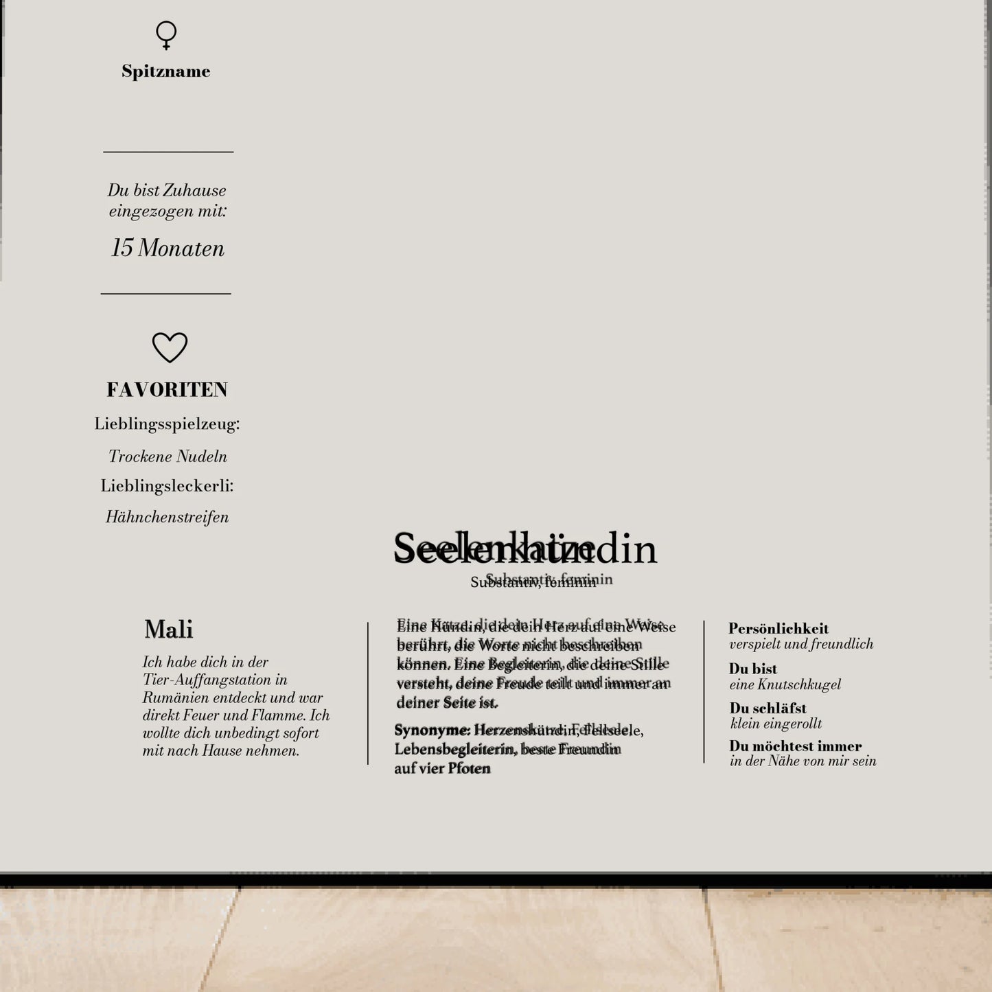 My Pet Story - Individuelles Poster