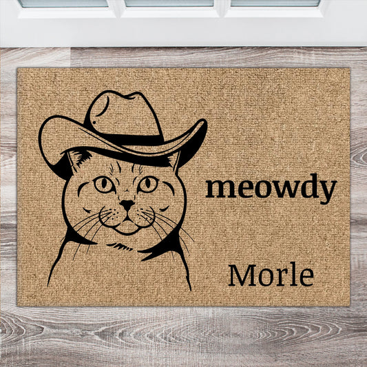 Meowdy - Individuelle Fußmatte