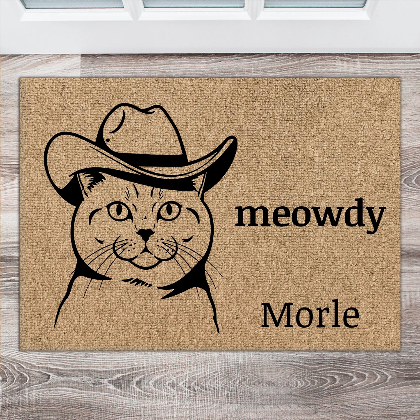 Meowdy - Individuelle Fußmatte