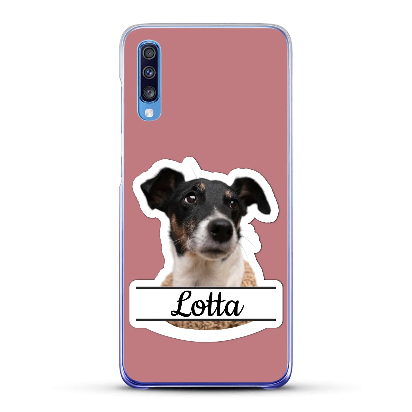 Haustierportrait Stickeroptik - Individuelle Handyhülle