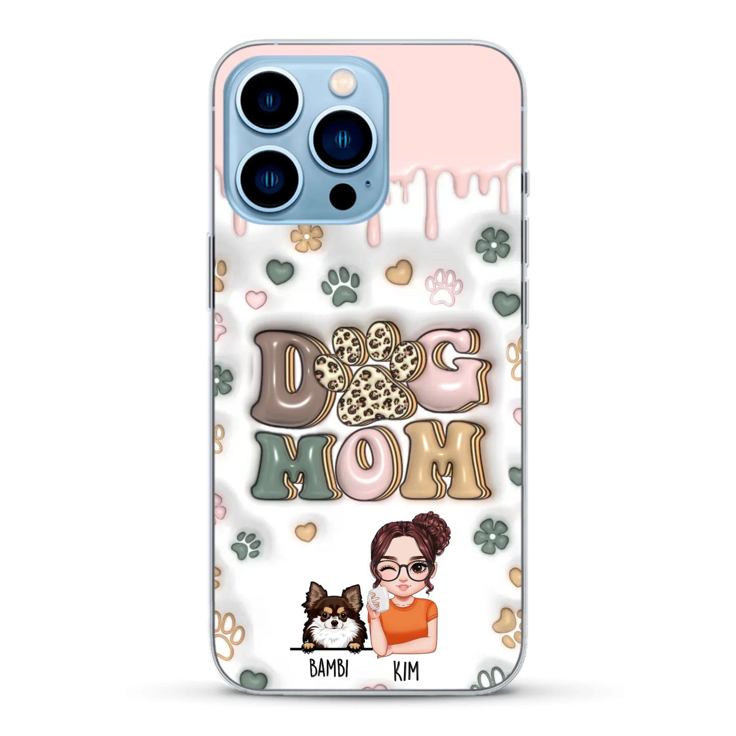 Petmom (3D Optik) - Individuelle Handyhülle