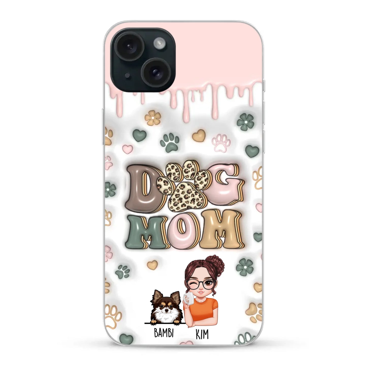 Petmom (3D Optik) - Individuelle Handyhülle