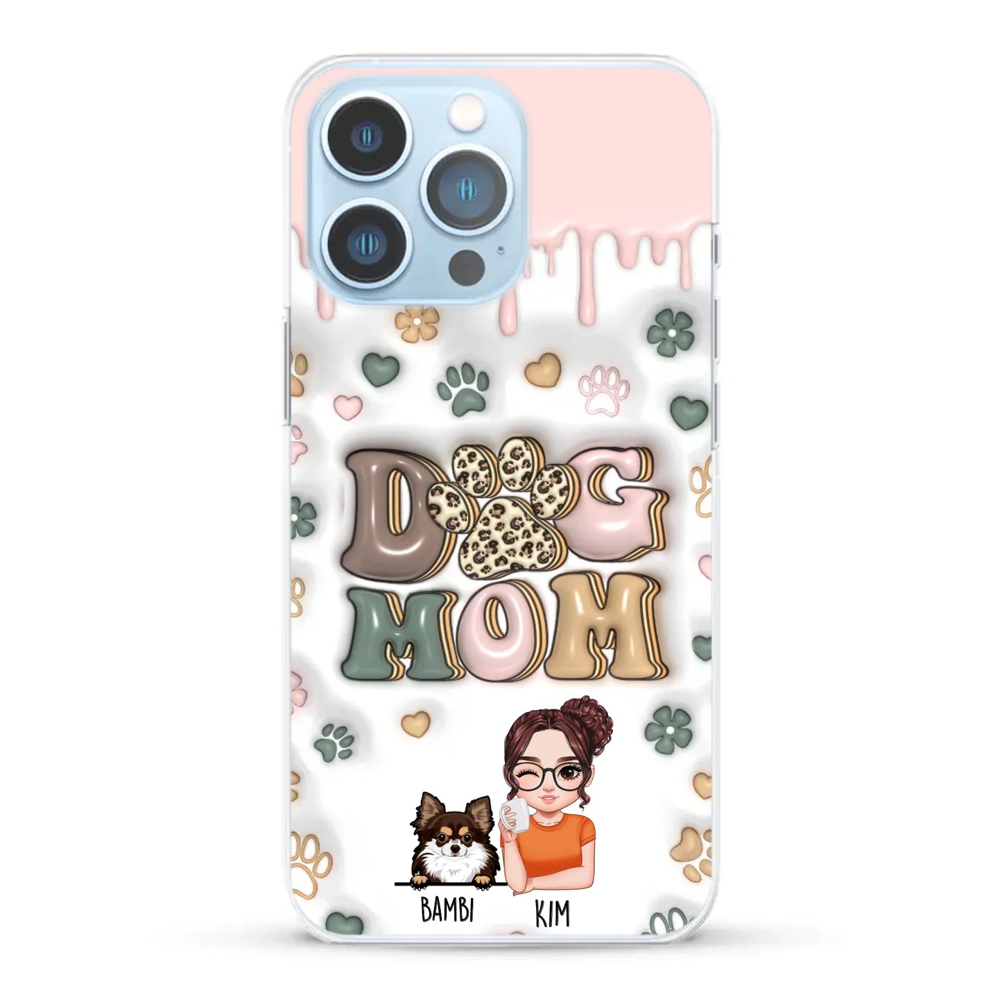 Petmom (3D Optik) - Individuelle Handyhülle