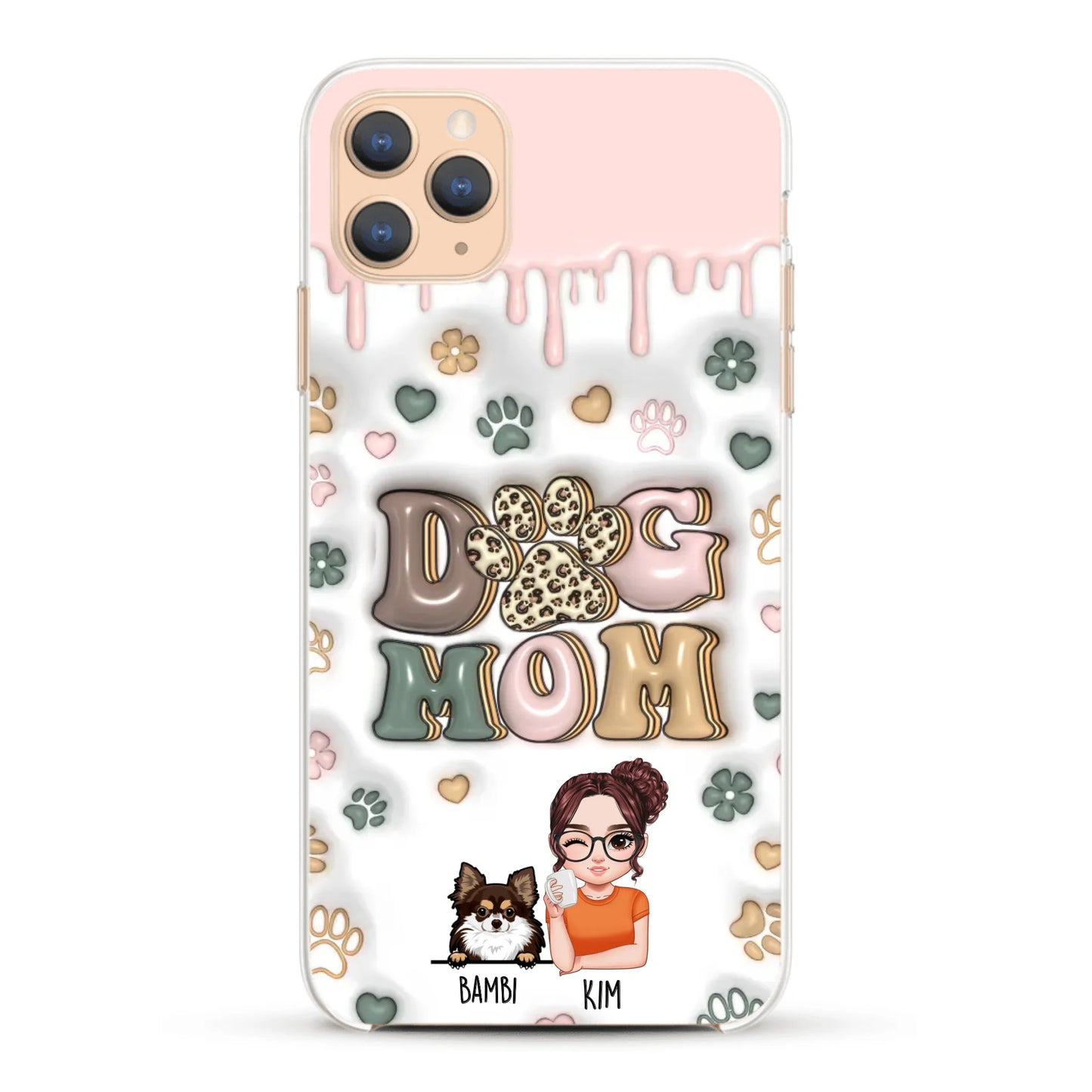 Petmom (3D Optik) - Individuelle Handyhülle